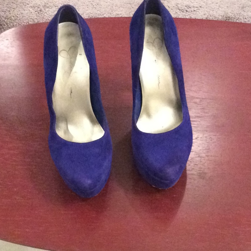 Navy blue heels